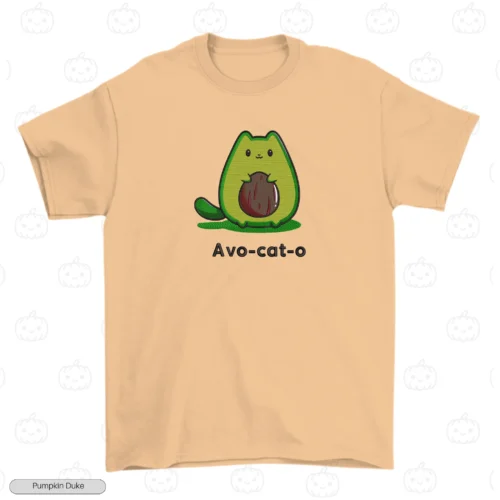 Avo-cat-o Embroidery T-shirt