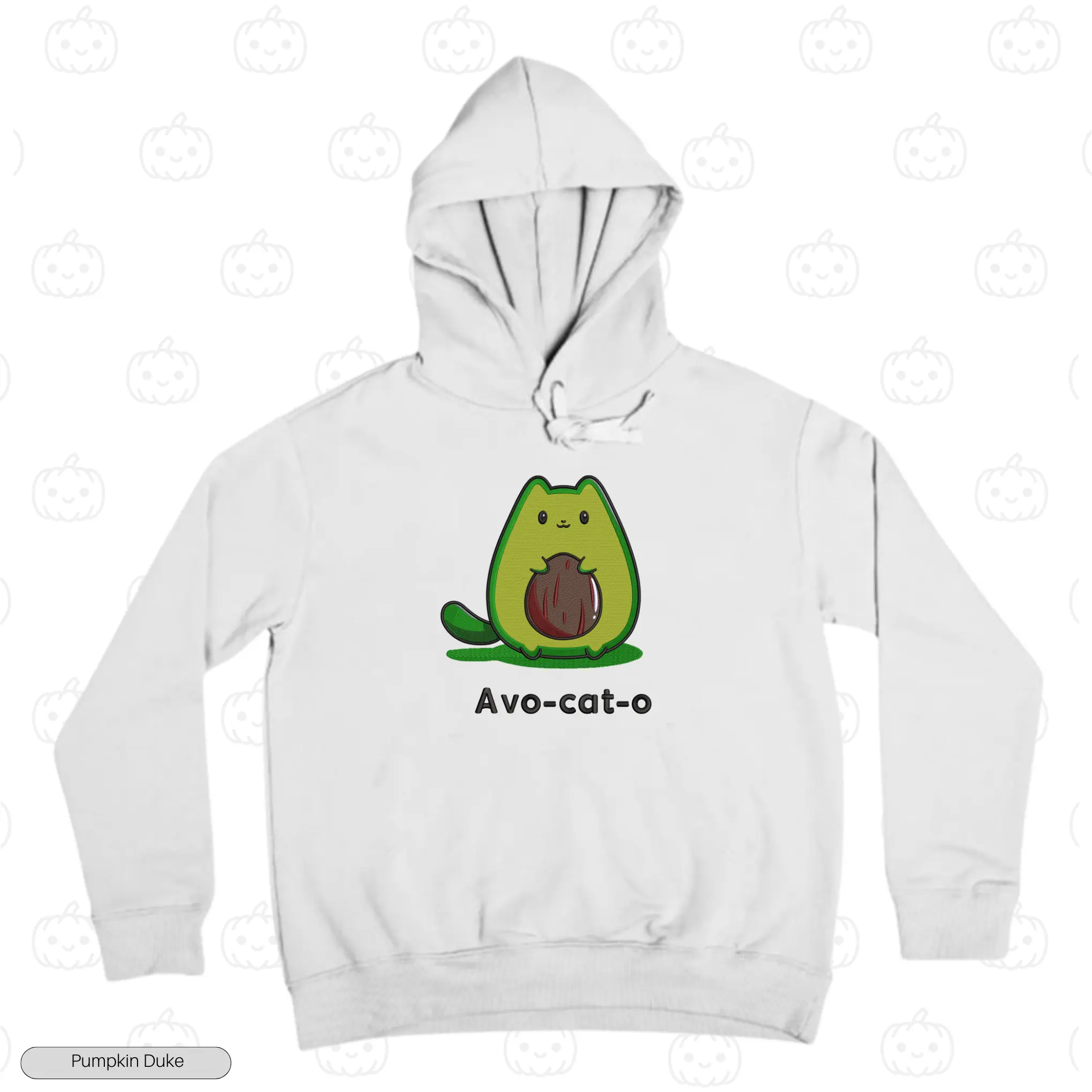Avo-cat-o Embroidery Hoodie