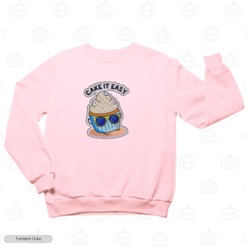 Cake It Easy Embroidery Sweatshirt