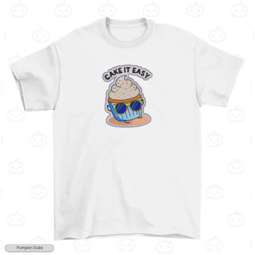 Cake It Easy Embroidery T-Shirt