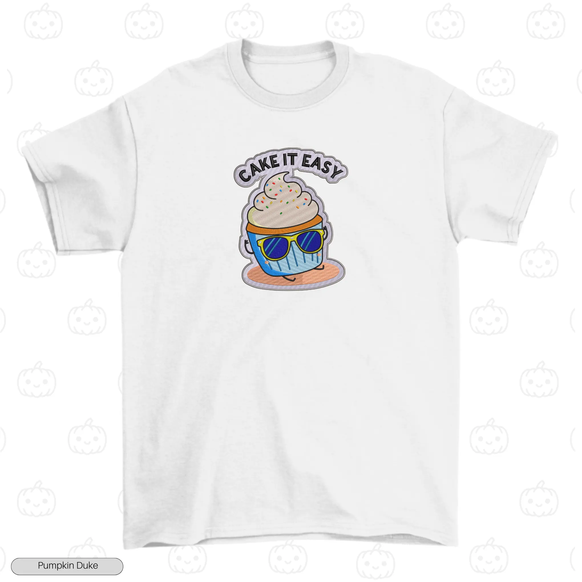 Cake It Easy Embroidery T-Shirt