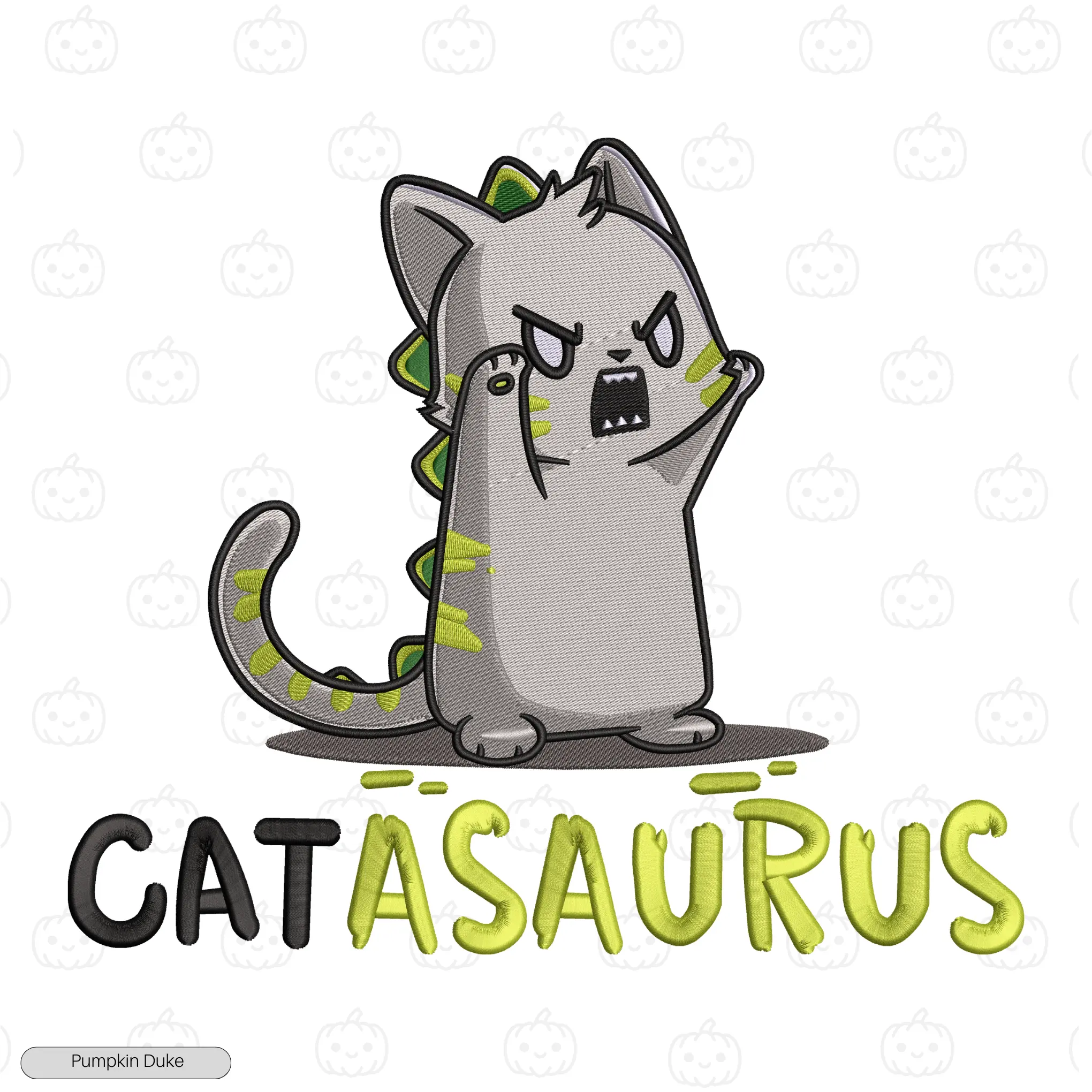 Catasaurus Embroidery Sweatshirt