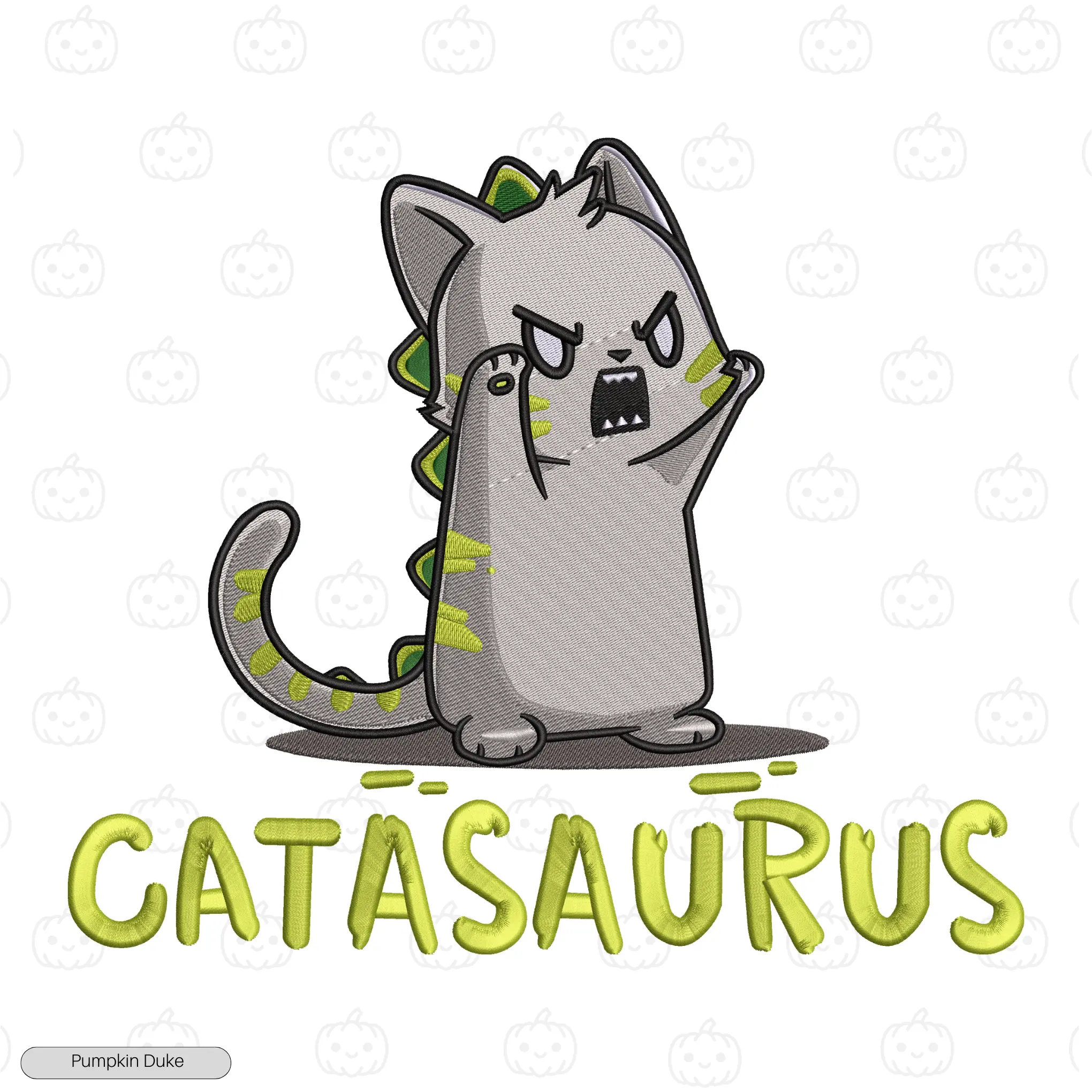 Catasaurus Embroidery Sweatshirt
