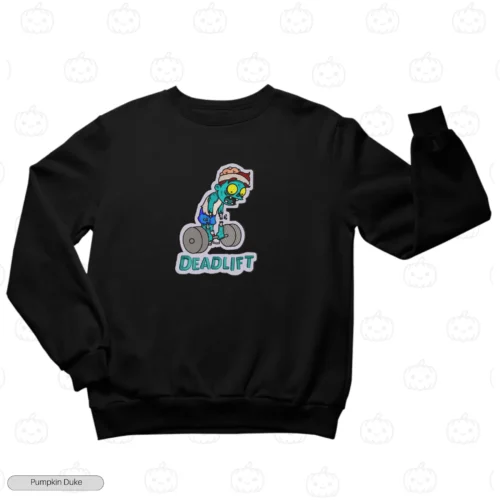 Zombie Deadlift Embroidery Sweatshirt