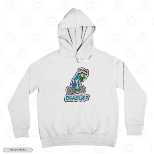 Zombie Deadlift Embroidery Hoodie