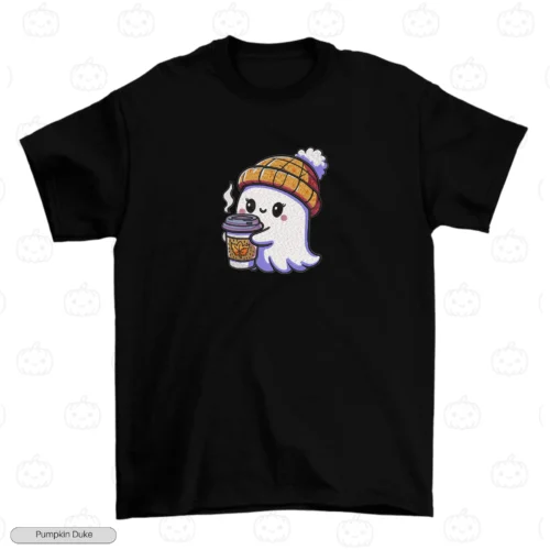 Happy Queen Boo Embroidery T-Shirt