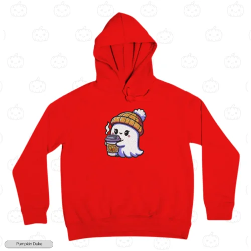 Happy Queen Boo Embroidery Hoodie