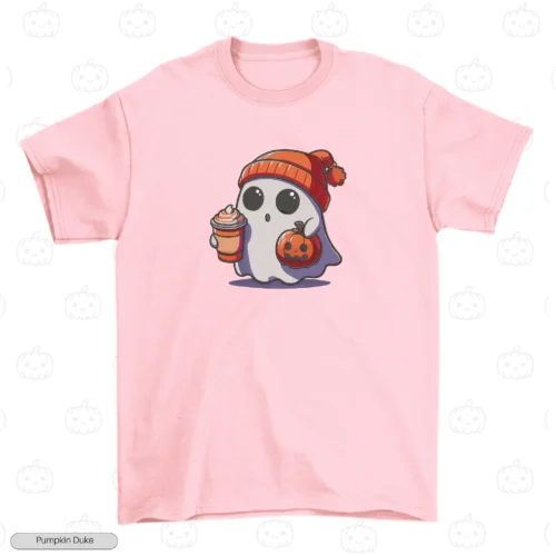 King Boo Surprised Embroidery T-Shirt