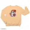 King Boo Surprised Embroidery Sweatshirt