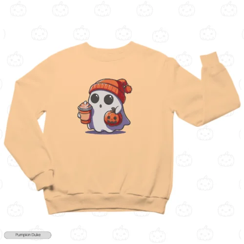 King Boo Surprised Embroidery Sweatshirt