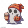 King Boo Surprised Embroidery Sweatshirt