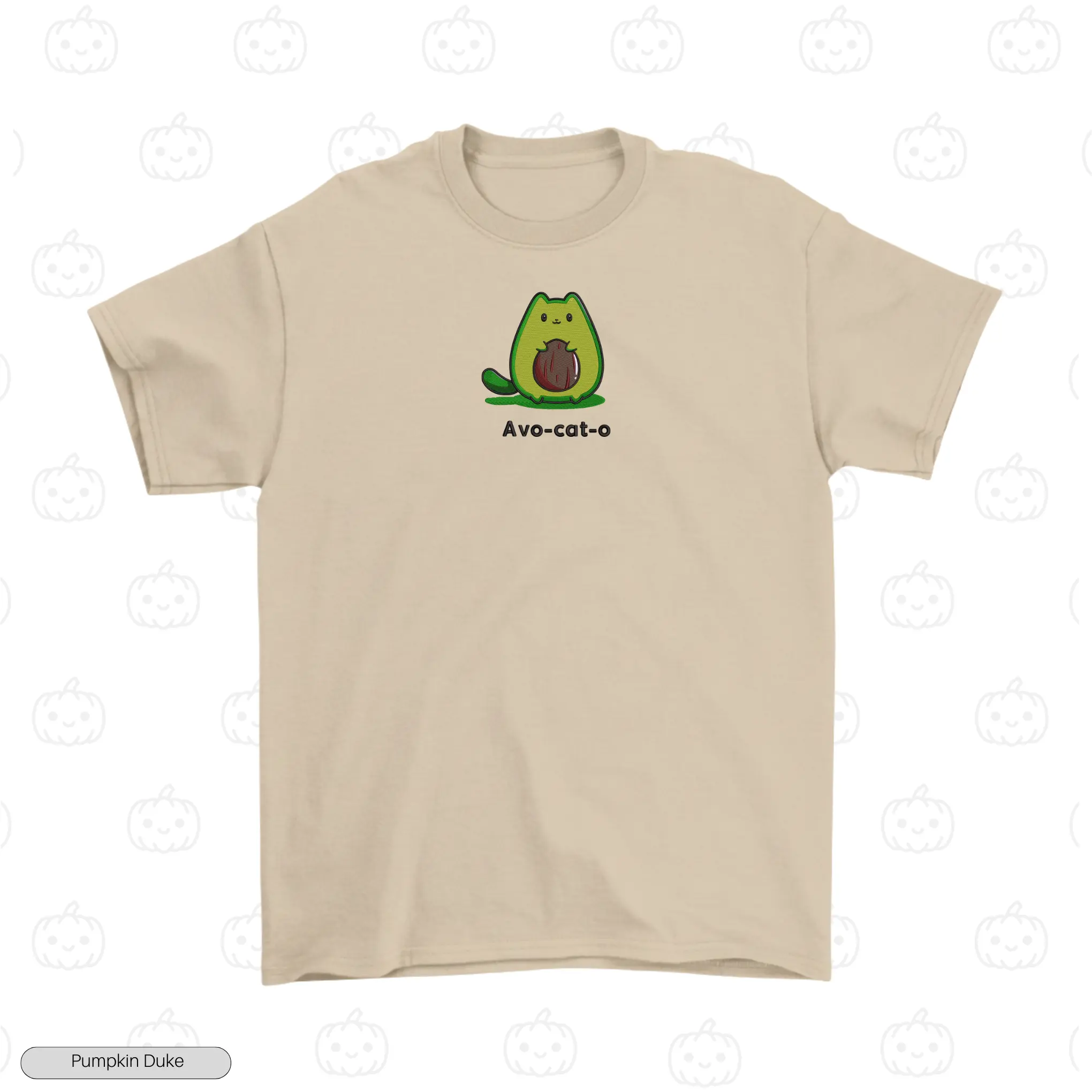 Avo-cat-o Embroidery T-Shirt