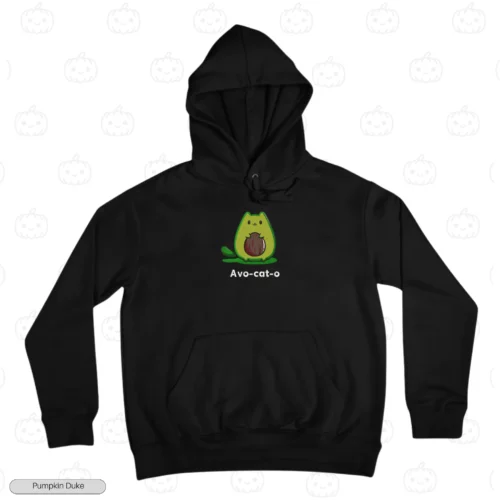 Avo-cat-o Embroidery Hoodie
