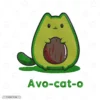 Avo-cat-o Embroidery Hoodie