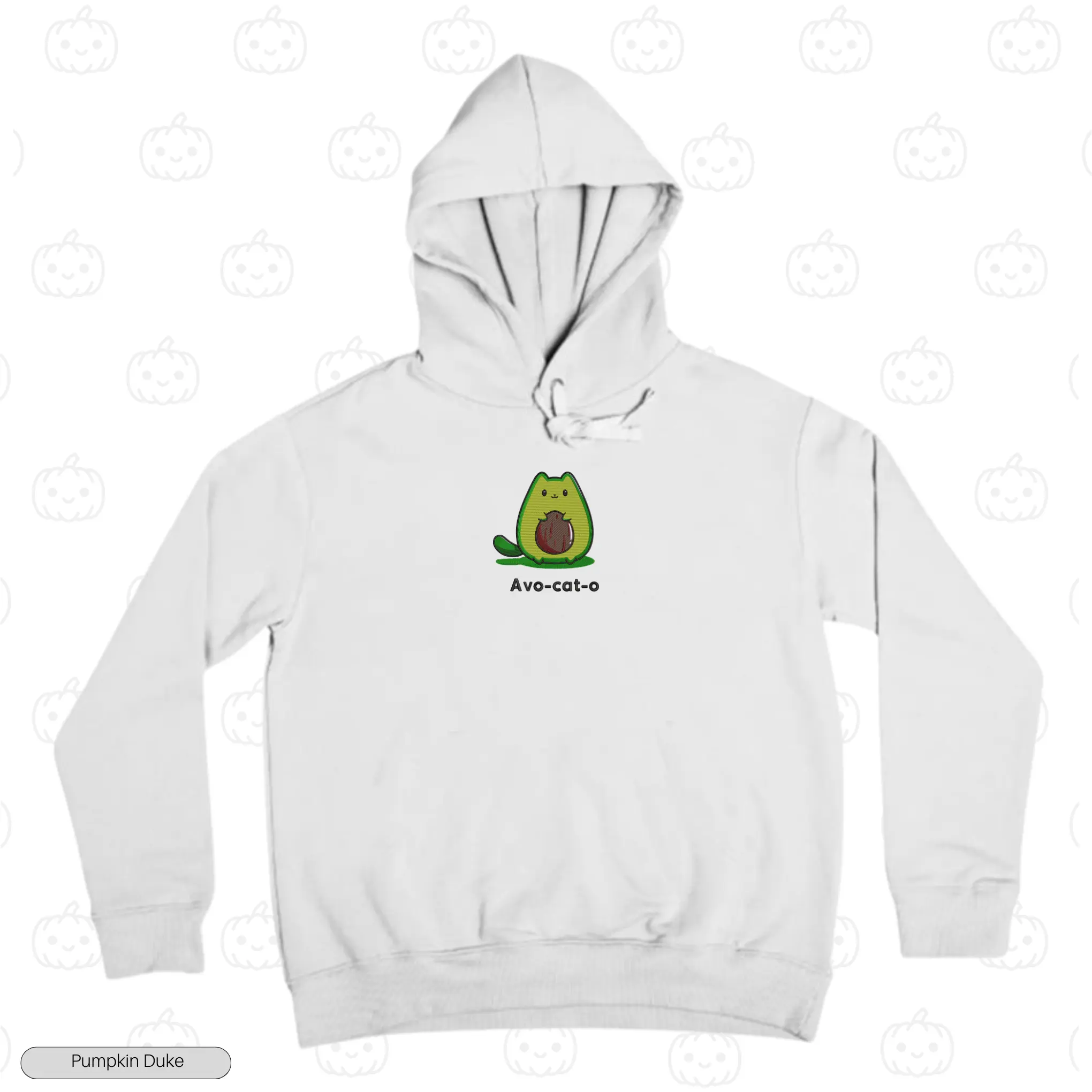 Avo-cat-o Embroidery Hoodie