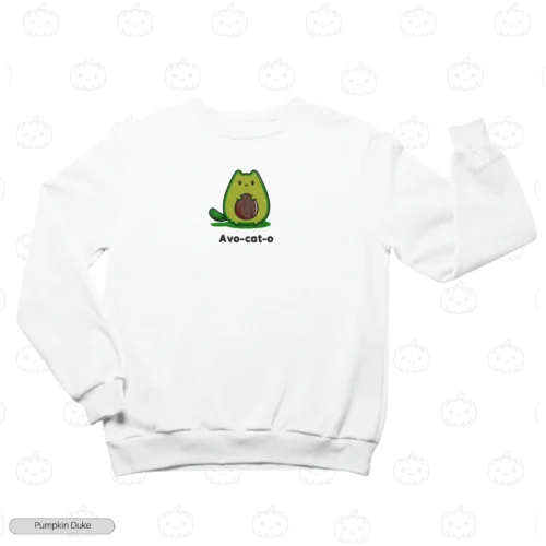 Avo-cat-o Embroidery Sweatshirt