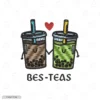Bes-Teas Brew Buddies Embroidery Hoodie