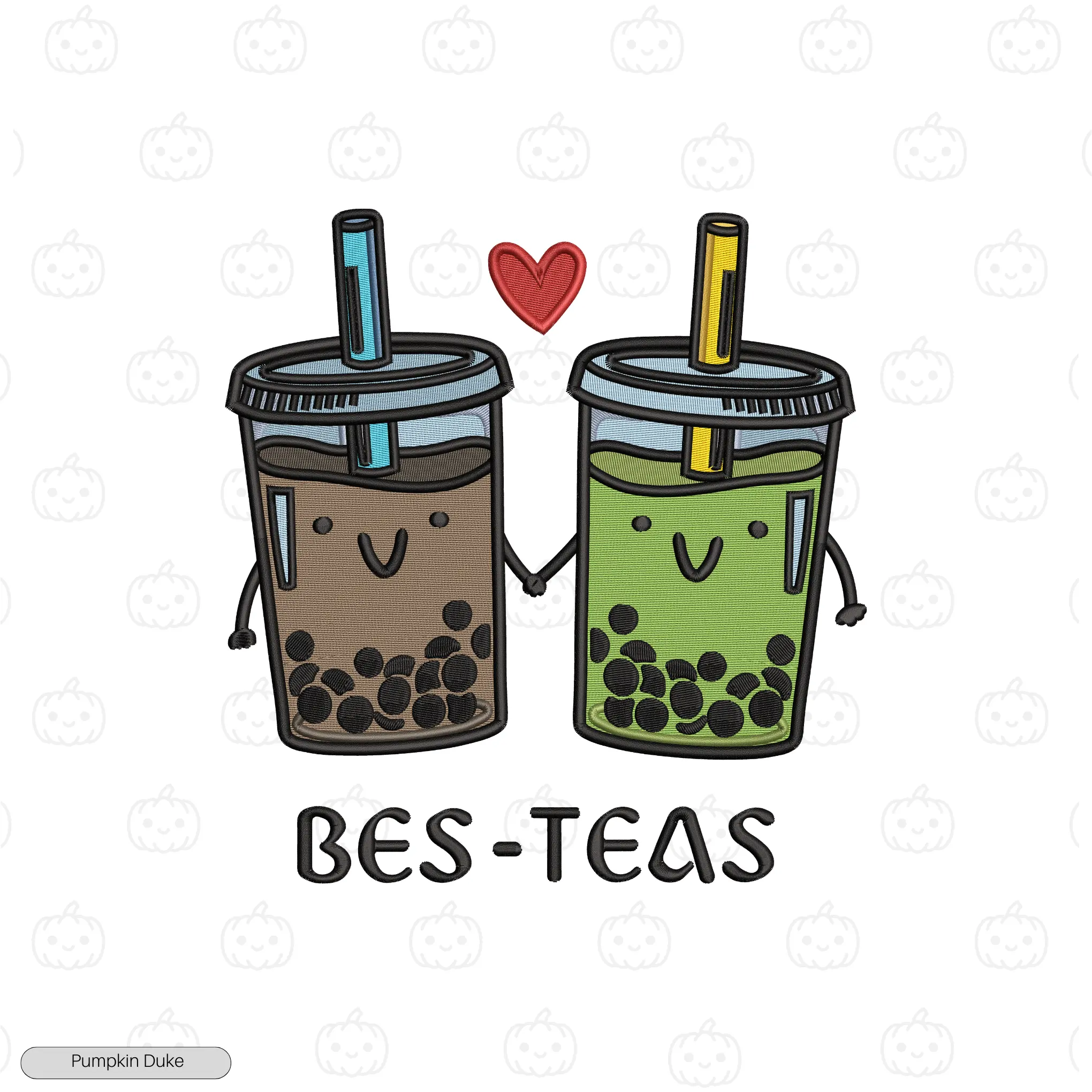 Bes-Teas Brew Buddies Embroidery Hoodie