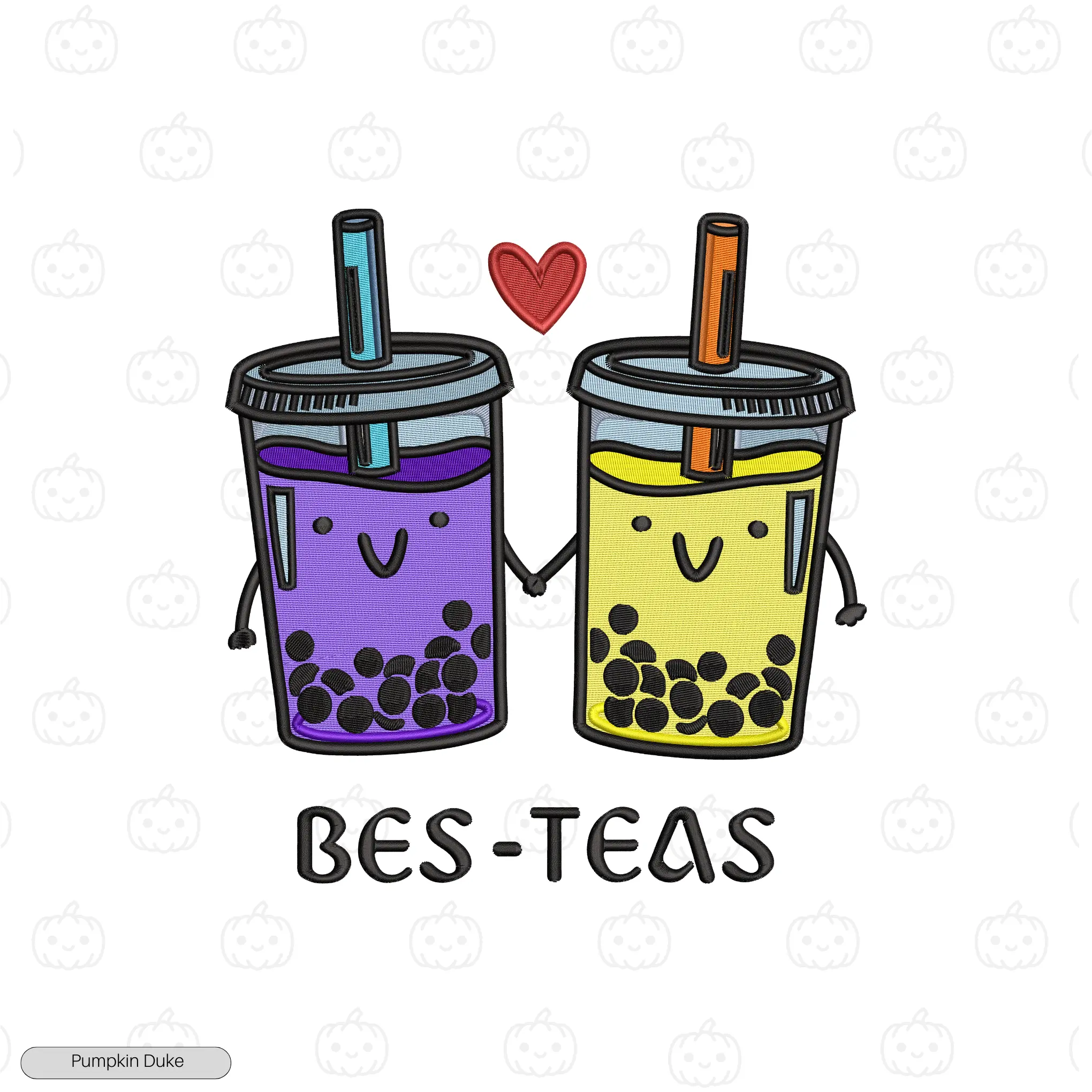 Bes-Teas Brew Buddies Embroidery Hoodie
