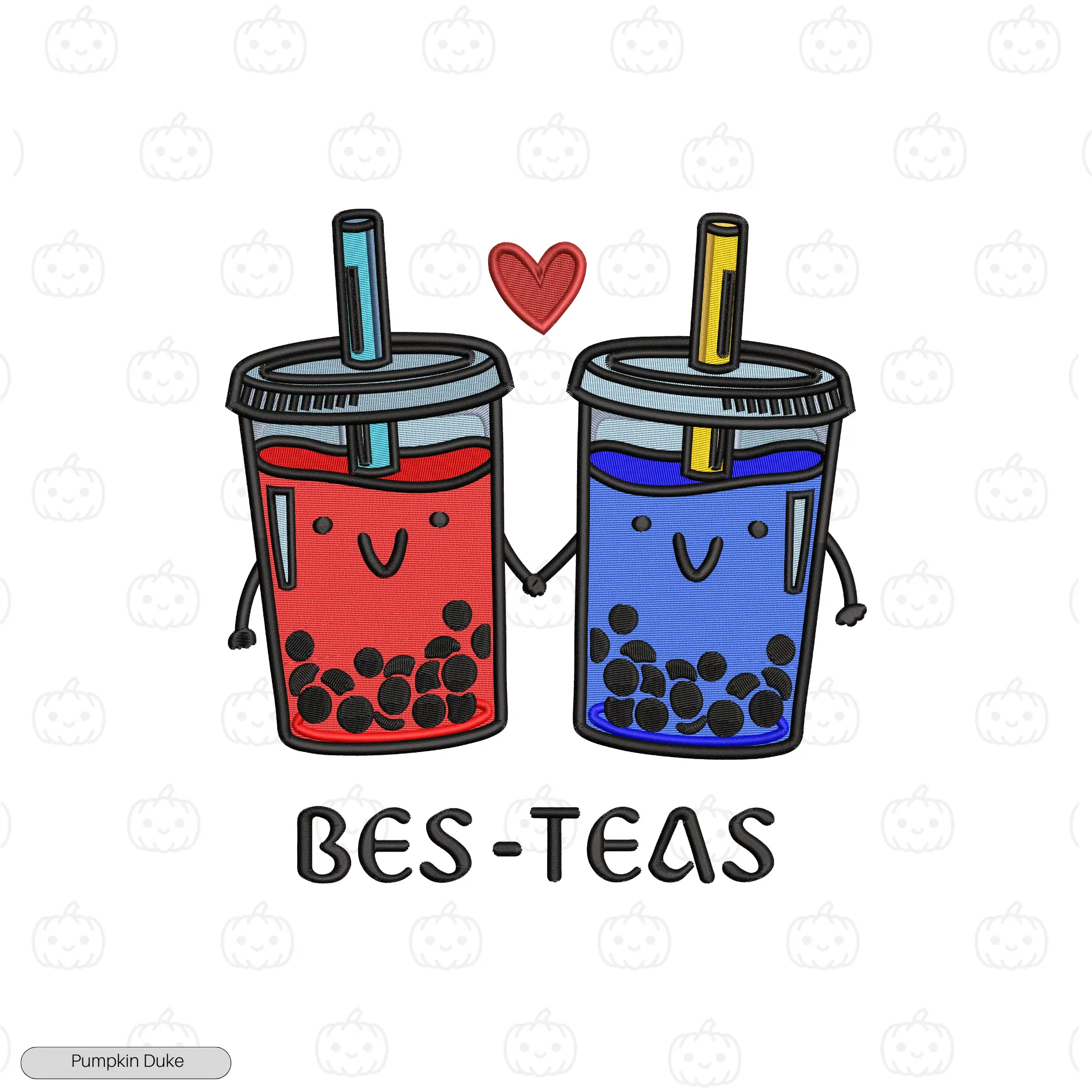 Bes-Teas Brew Buddies Embroidery Hoodie