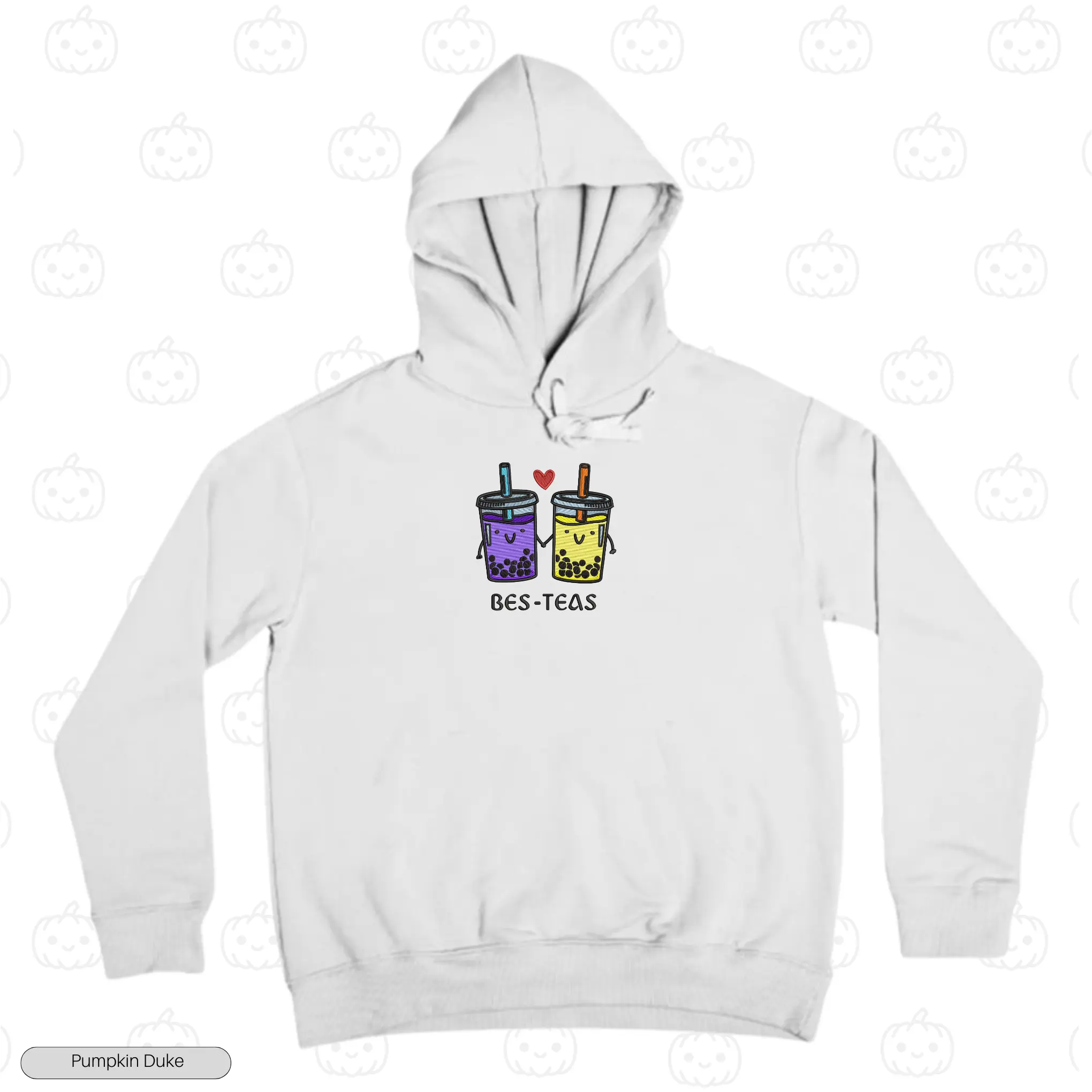 Bes-Teas Brew Buddies Embroidery Hoodie