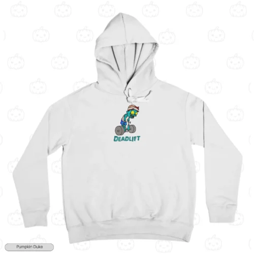 Zombie Deadlift Embroidery Hoodie