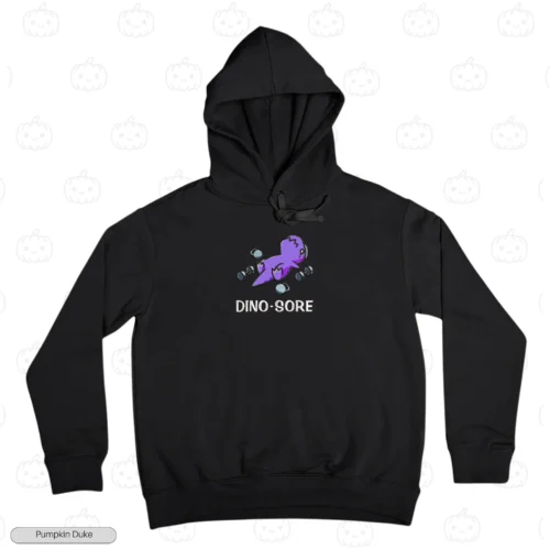 Dino Sore Embroidery Hoodie