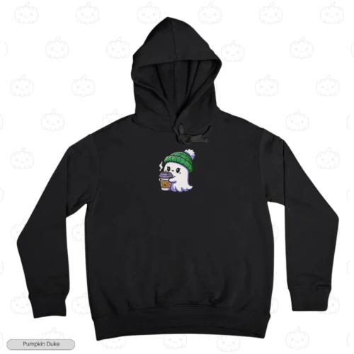 Happy Queen Boo Embroidery Hoodie