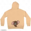 Jerry Goofy Face Embroidery Hoodie