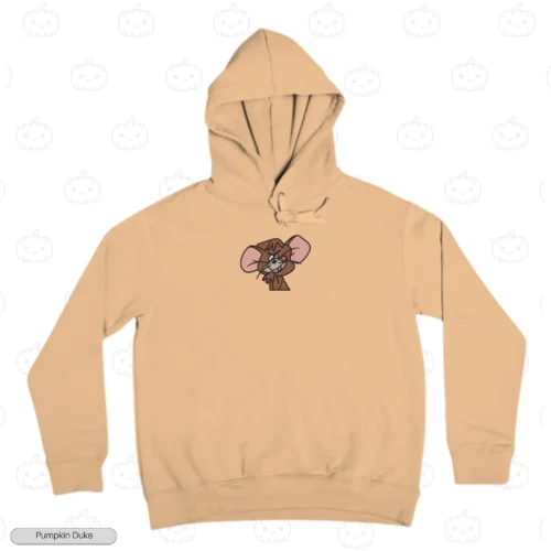 Jerry Goofy Face Embroidery Hoodie