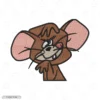 Jerry Goofy Face Embroidery Hoodie