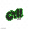 Just Chill Bro Embroidery Hoodie