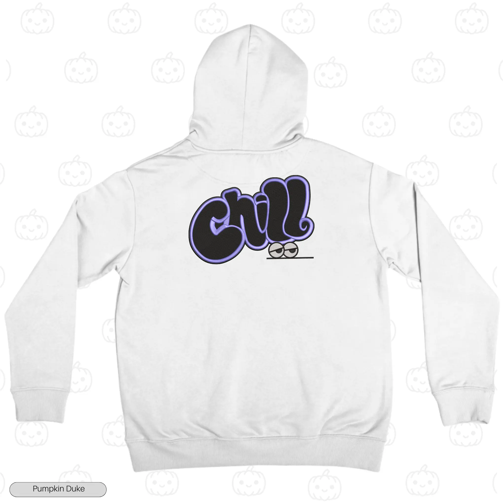 Just Chill Bro Embroidery Hoodie