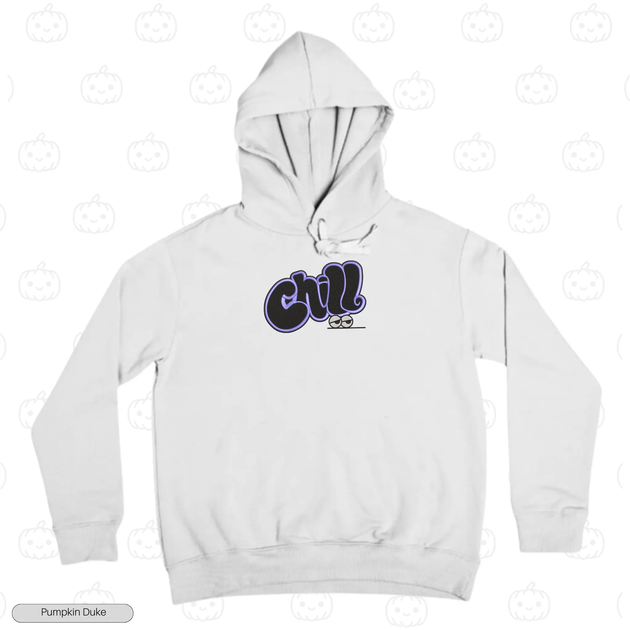 Just Chill Bro Embroidery Hoodie