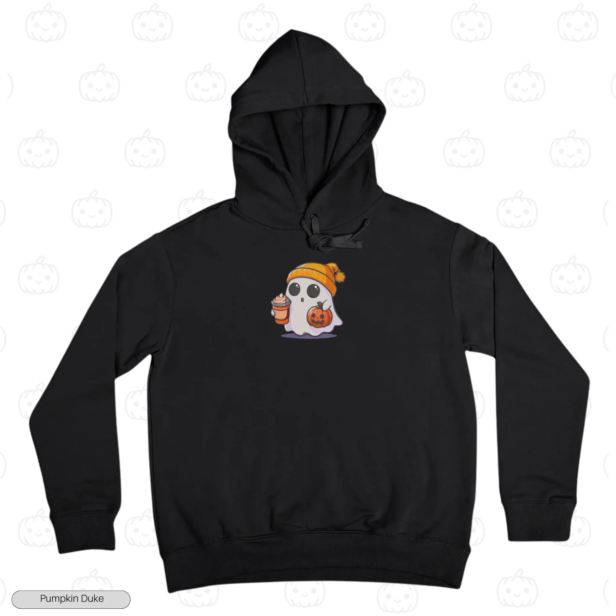 King Boo Surprised Embroidery Hoodie