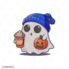 King Boo Surprised Embroidery Hoodie