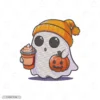 King Boo Surprised Embroidery Hoodie