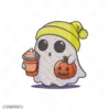 King Boo Surprised Embroidery Hoodie