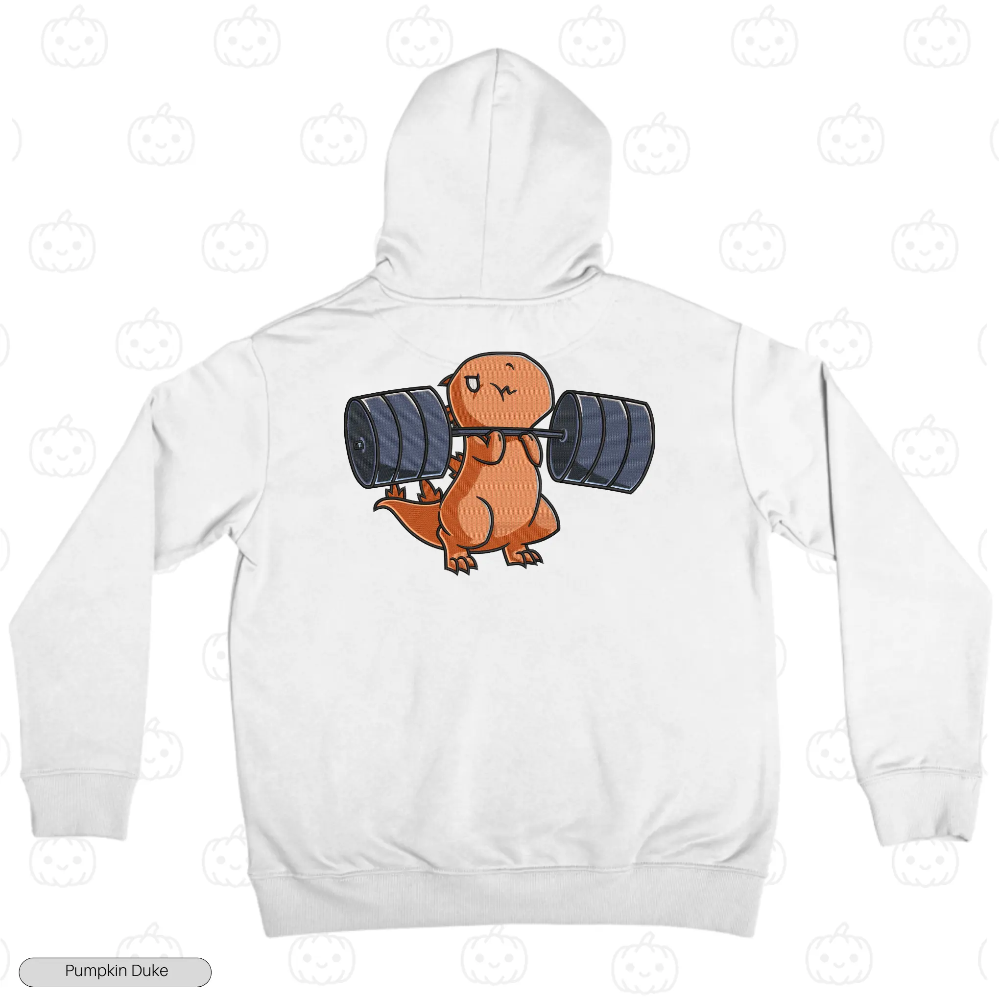 Quadzilla Dinocore Embroidery Hoodie