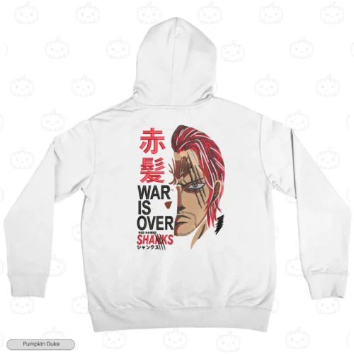 Shanks War Is Over Embroidery Hoodie