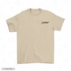 Fushiguro Mouth Beige Logo Embroidery T-Shirt Fushiguro Toji Spear Of Heaven Embroidery T-Shirt