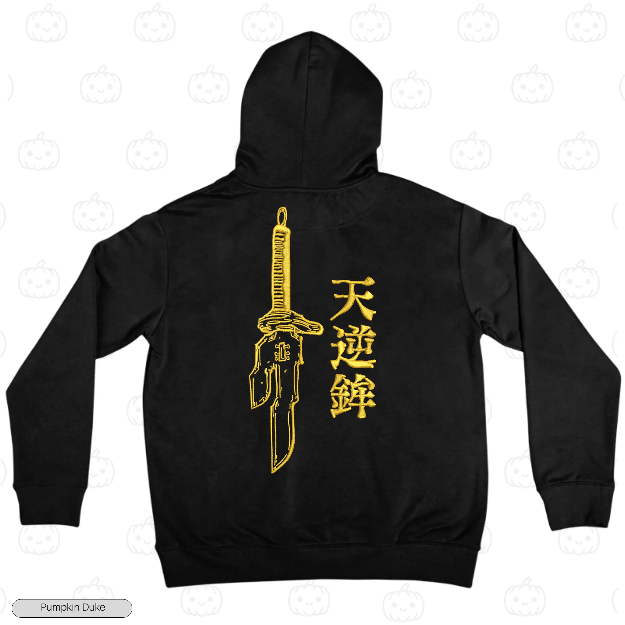 Fushiguro Toji Spear Of Heaven Embroidery Hoodie