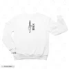 Fushiguro Toji Spear Of Heaven White Front Embroidery Sweatshirt Toji The One Who Left It All Behind Embroidery Sweatshirt