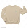 Gojo Rikugan V1 Beige Logo Embroidery Sweatshirt The Honored One Embroidery Sweatshirt