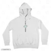 Gojo Rikugan V1 White Front Embroidery Hoodie The Honored One Embroidery Hoodie