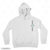 Gojo Rikugan V1 White Logo Embroidery Hoodie The Honored One Embroidery Hoodie