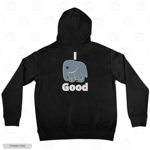 I Feel Good Embroidery Hoodie