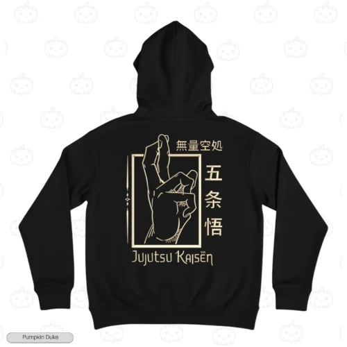 Gojo Domain Expansion Embroidery Hoodie