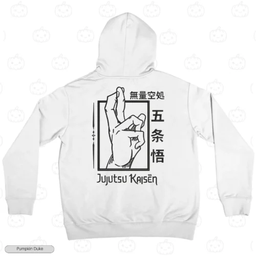 Gojo Domain Expansion Embroidery Hoodie
