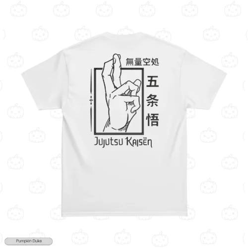 Gojo Domain Expansion Embroidery T-Shirt